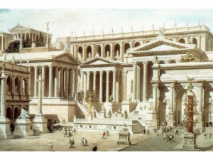Ricostruzione del tabularium di Roma